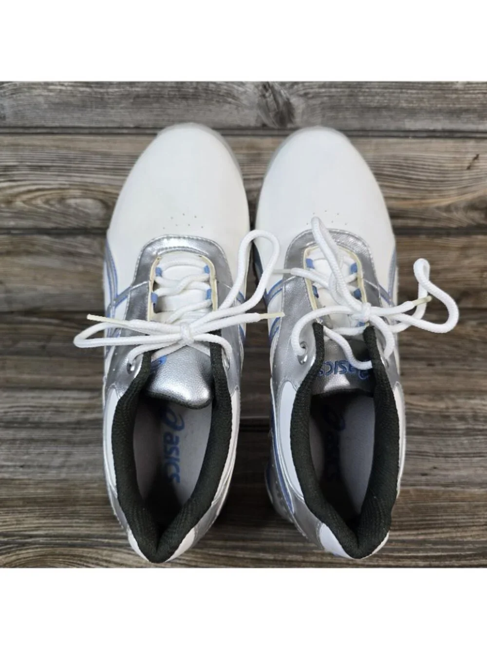 NEW Asics Gel-Linksmaster White/Teal Soft Spike Golf Shoes P082Y Women's Size 9